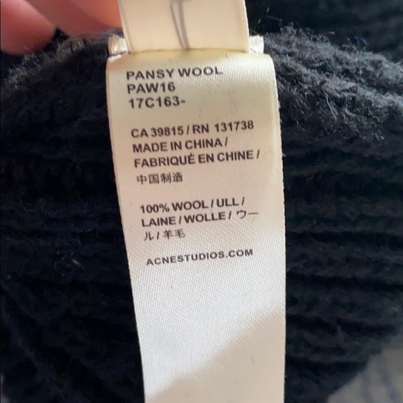 Acne studios rib knit beanie - Picture 7 of 8